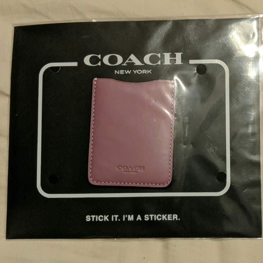 Coach phone sticker